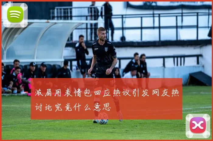 浓眉用表情包回应热议引发网友热讨论究竟什么意思